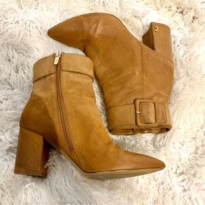 Circus by Sam Edelman Hardee Buckle Ankle Boots - pointed toe - Size 9